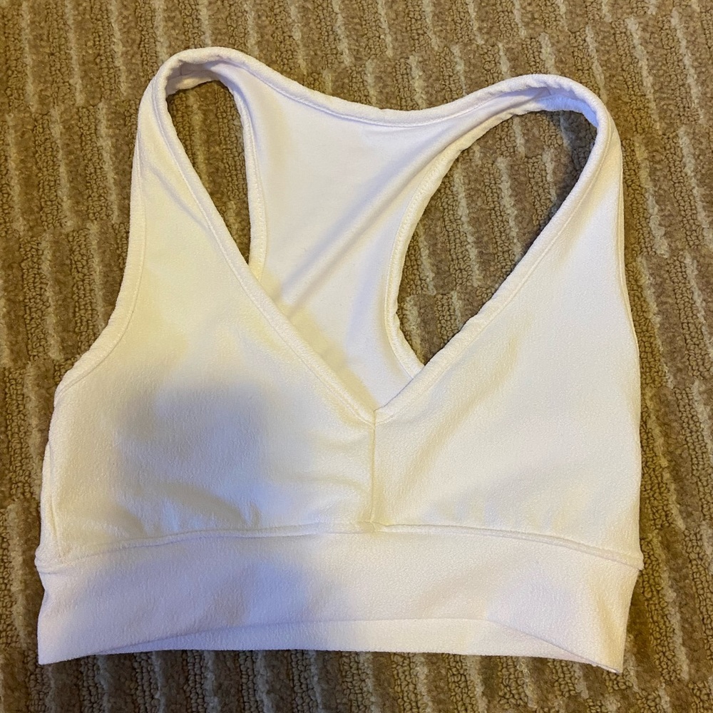 Five dancewear white sports bra
